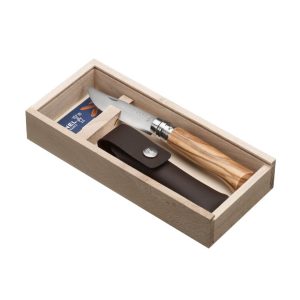 Gaveæske med foldekniv og skede – Opinel No 8 SS – 8,5 cm – Classic