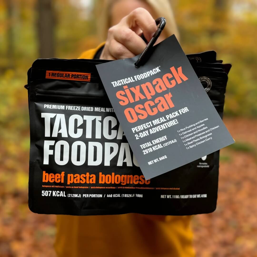 Frysetørret mad – Tactical Foodpack – Oscar – 6-pak - Billede 4