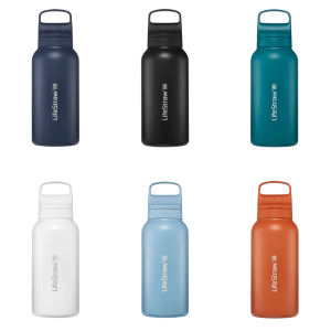 Lifestraw GO 2.0 – 2-stage drikkeflaske – Vakuum rustfrit stål – 1 liter