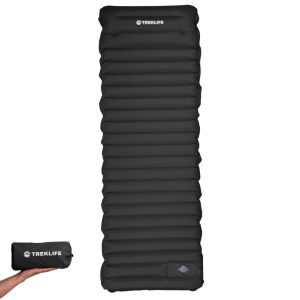 Liggeunderlag – Treklife CloudPad – Indbygget fodpumpe – Sort