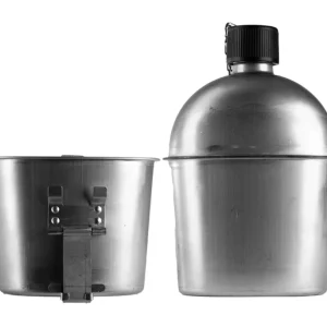 Drikkedunk med kop i rustfri stål- US M1910 Canteen set