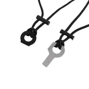 Paracord halskæde med tændstål – Mars / Venus