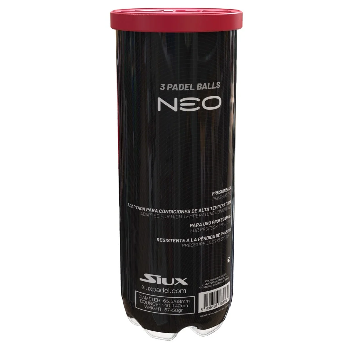 Siux Neo Padel bolde (1 rør) - Billede 3