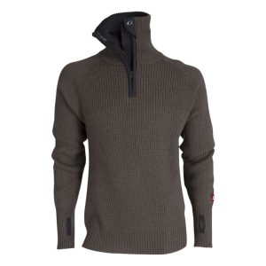 Uld sweater – Ulvang Rav Zip – 100% uld – Grøn
