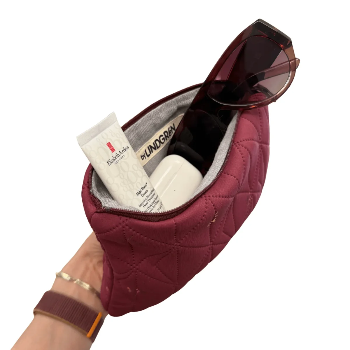 Kosmetikpung/Clutch - Velvet Rose w. Rose Gold - Billede 3