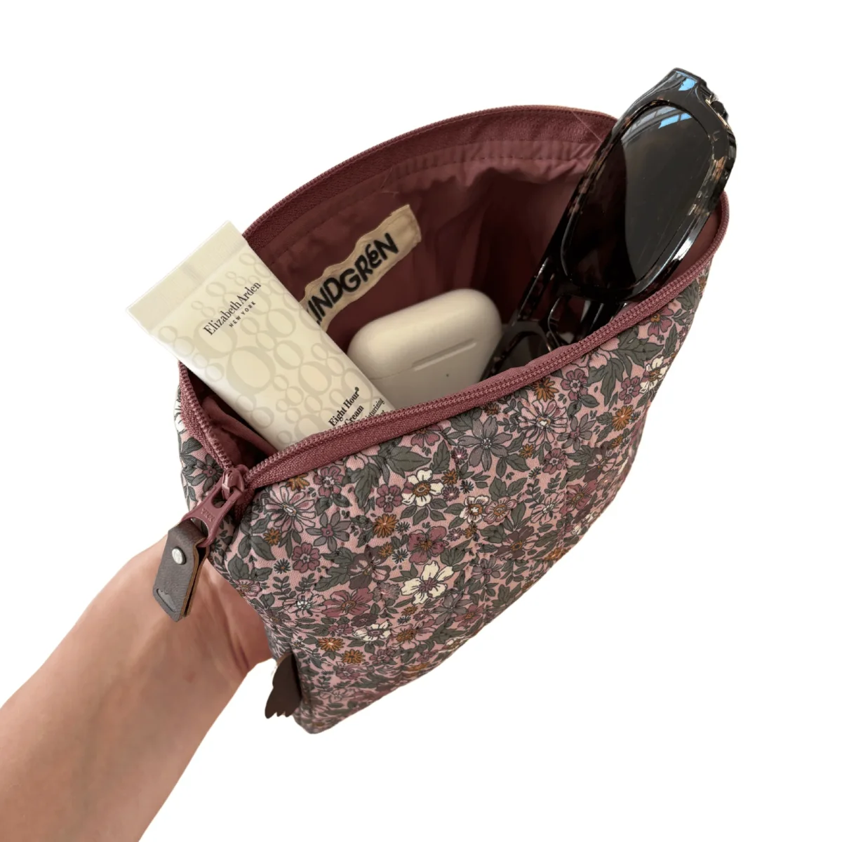 Kosmetikpung/Clutch - Violet Bloom - Billede 3